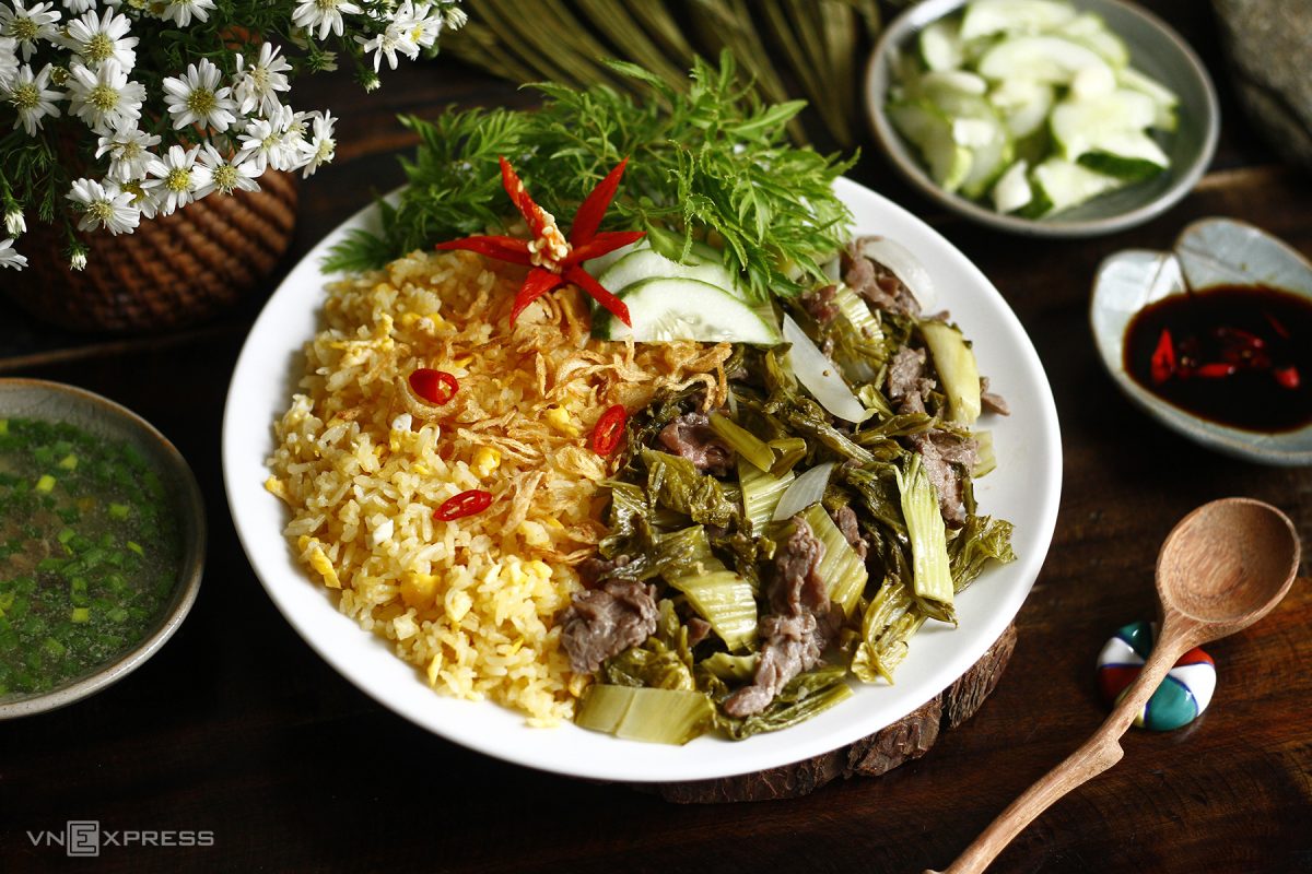 cách làm cơm rang dưa bò